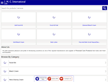 Tablet Screenshot of orvelcosmetics.com